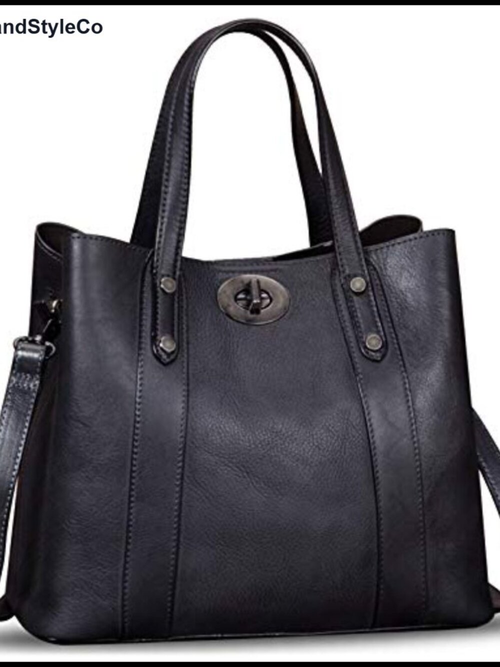 Genuine Leather Satchel Handbag Vintage Handmade Cowhide Top Handle Purse